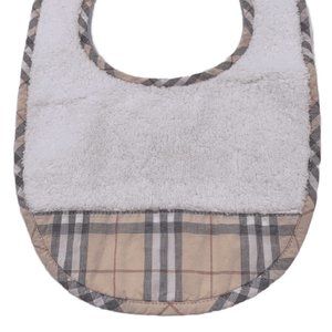 Authentic Burberry Baby Bib White